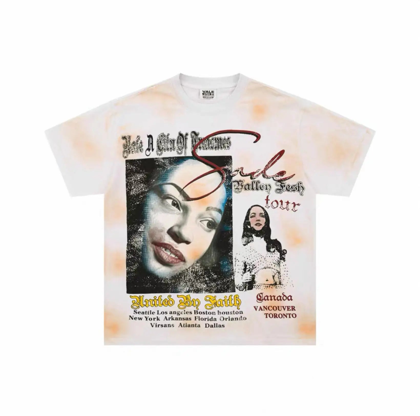 A&L Vintage Wash Grunge Short-Sleeve Tee