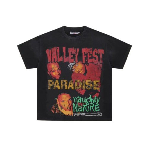 A&L Vintage Wash Grunge Short-Sleeve Tee