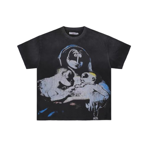 A&L Vintage Wash Grunge Short-Sleeve Tee