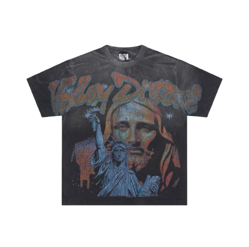 A&L Vintage Wash Grunge Short-Sleeve Tee
