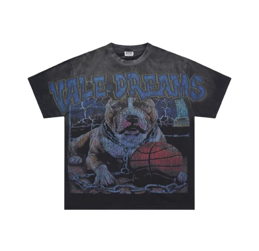 A&L Vintage Wash Grunge Short-Sleeve Tee