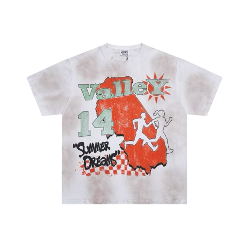 A&L Vintage Wash Grunge Short-Sleeve Tee