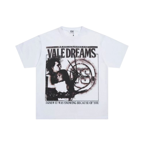 A&L Vintage Wash Grunge Short-Sleeve Tee
